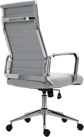 Офісне крісло SVITA Comfort: поворотне, для керівника, для офісу, сірий, тканина