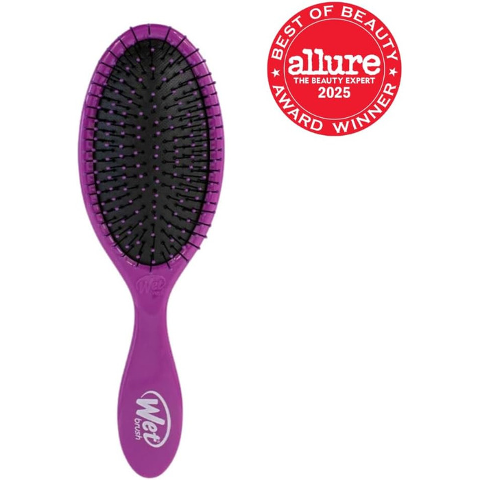 Wet Brush Original Detangler - щітка для волосся, розплутування, ультрам'які щетинки, фіолетова