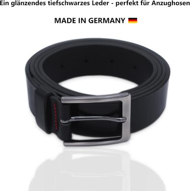 Чоловічий шкіряний ремінь Friedrich Hoffmann Premium - Made in Germany (105 см, 120 см обхвату)