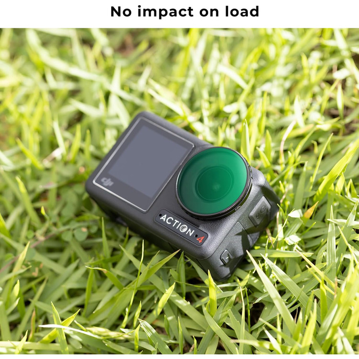 Фільтри K&F Concept ND/CPL для DJI Osmo Action 5/4 PRO: набір 6 шт. (ND8, ND16, ND32, ND64, ND256, CPL)