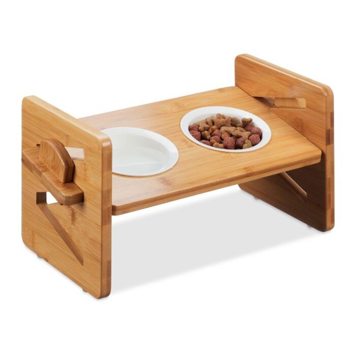 Relaxdays Adjustable Dog Feeder