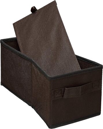 Органайзер для шафи Relaxdays з тканини, 6 відділень, 2 шухляди, 82x30x14,5 см, антрацит/темно-коричневий