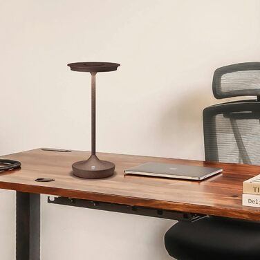 Бездротова LED-лампа для кемпінгу та дому: перезарядна настільна лампа з датчиком дотику, 3 кольори, IP54, 6000mAh (2 шт.)