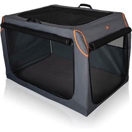 Складана переносна переносна собача будка Knuffelwuff з алюмінієвим каркасом XL, 91x61x58 см