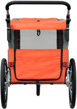 PAPILIOSHOP: Причіп для собак та котів, візок для домашніх тварин (Оранжевий L)