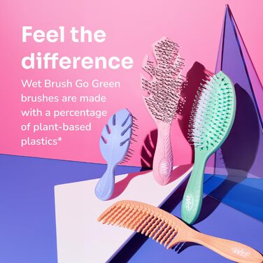 Щітка для волосся Wet Brush Go Green з олією кокосу - унісекс, 1 шт.