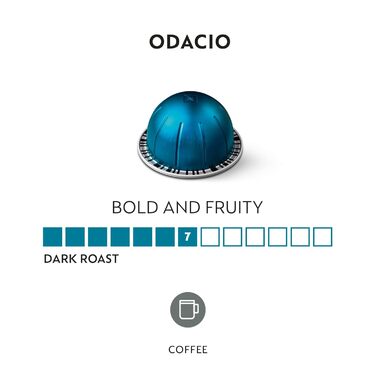 Капсули Nespresso VertuoLine Odacio, інтенсивна обсмажка, 30 шт., 226 мл
