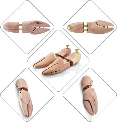 logei® 1 Pair High-Quality Cedarwood Shoe Stretcher Shoe Widener