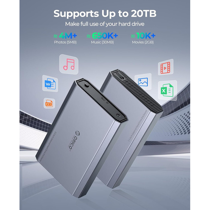 Зовнішній корпус для HDD/SSD ORICO 2.5