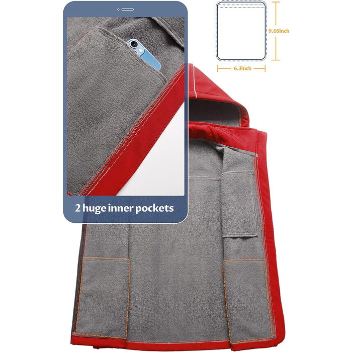 Жіноча софтшеллова жилетка CREATMO, вітрозахисна, з капюшоном (XS, Червоний)