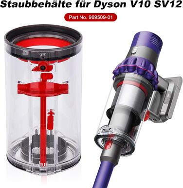 Замінний контейнер для пилу Dyson V10 SV12 Animal/Absolute (969509-01)