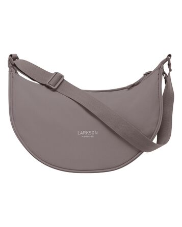 Сумка через плече LARKSON Solveig Medium бежева (Taupe) - Містка напівмісяць, водонепроникна, 6.5 л