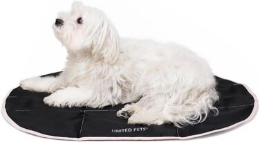 Килимок для собак Lazy Dog Mat – портативне лежання для собак, складний, для ресторану та подорожей, легкий, чорний/зелений