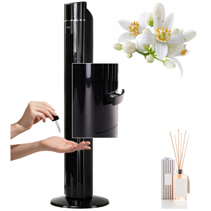 Колонний вентилятор Zilan Aroma, чорний