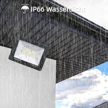 2 Pack 100W LED Flood Lights Outdoor, Super Bright 8140LM Wall Light, 3000K Warm White Outdoor Spotlights, IP66 Waterproof Floodlights, Spotlights for Backyard Driveway Doors Garage Path Garden