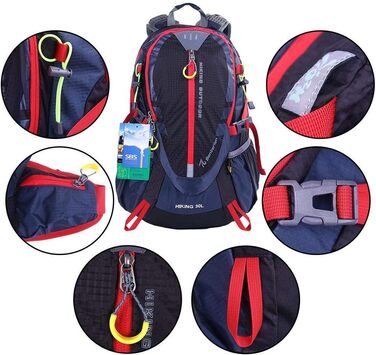 EGOGO 30L Waterproof Hiking Backpack Camping Backpack with Rain Cover Running Cycling Outdoor S2310