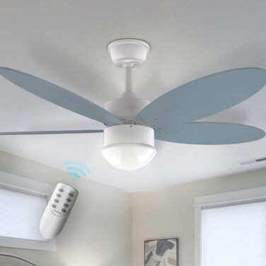 Стельовий вентилятор Cecotec EnergySilence Aero 4260 з LED підсвіткою та пультом ДУ, 42 дюйми (107 см), 6 швидкостей, DC-мотор