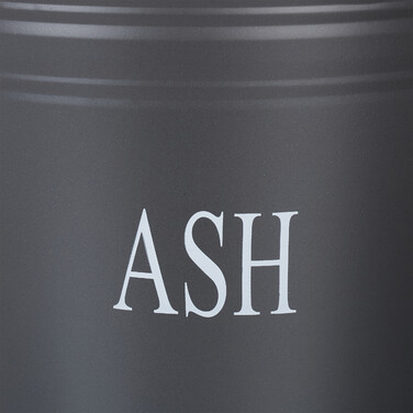 Relaxdays Ash Bucket with Lid, Grey
