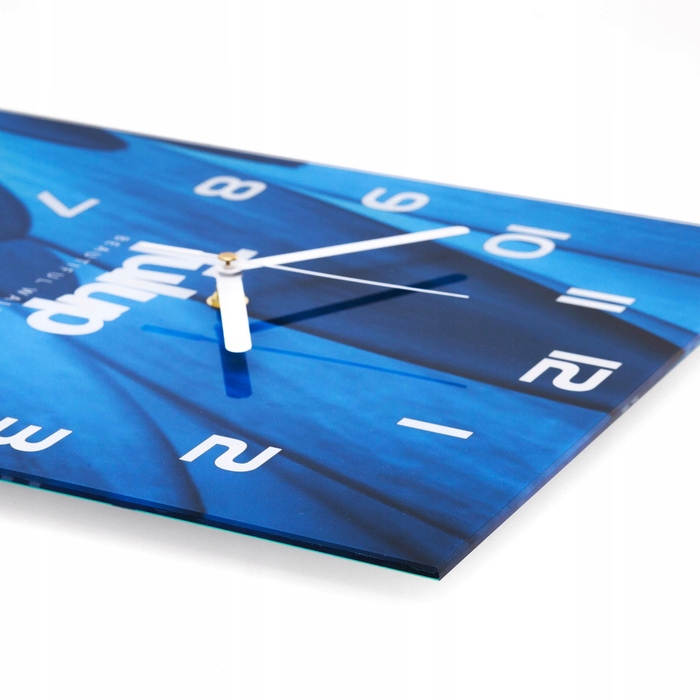 Елегантний настінний скляний годинник 