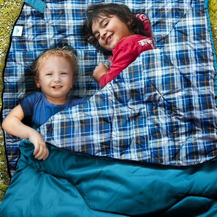 Спальний мішок Forceatt 3-4 сезони, -5°C, фланель та поліестер для дорослих, водонепроникний, теплий, для кемпінгу, відпочинку на природі та холодних умов. 10° поліестер, тафта, колір 