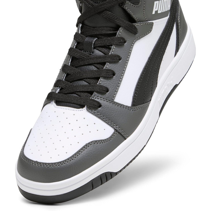 Кросівки Puma Rebound V6 Unisex Біло-Чорно-Сірі (42 EU)
