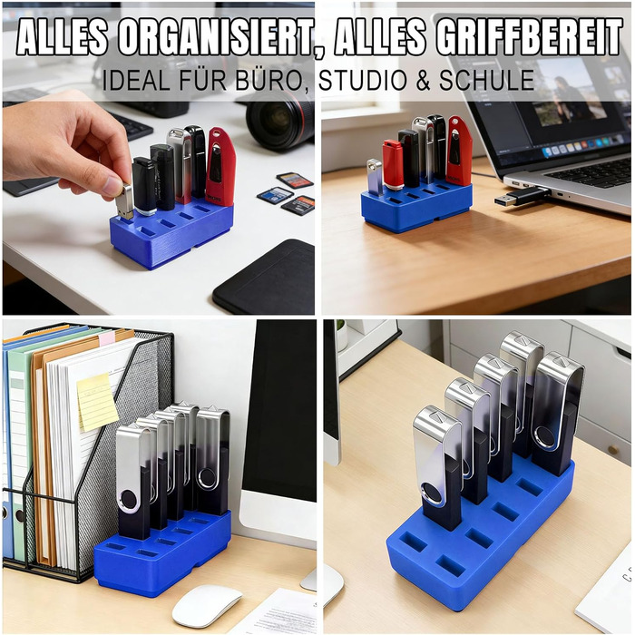 Органайзер для USB-накопичувачів TATMOHIK: сумка для 10 USB-флеш-накопичувачів, аксесуари для зберігання