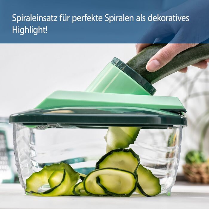 Набір Nicer Dicer Chef від Genius (15 частин): овочеріз, фруторіз, шинкувальник, подрібнювач, овочевий терт, мандоліна, зелень