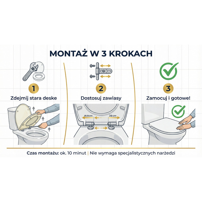 Сідіння для унітаза SINOBATH 2, сіре, MDF