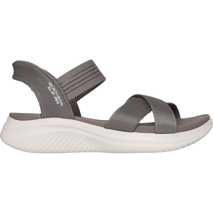 Сандалі Skechers Ultra Flex 3.0 Never Netter Hands Free Slip-ins жіночі, 42 EU, темно-бежеві