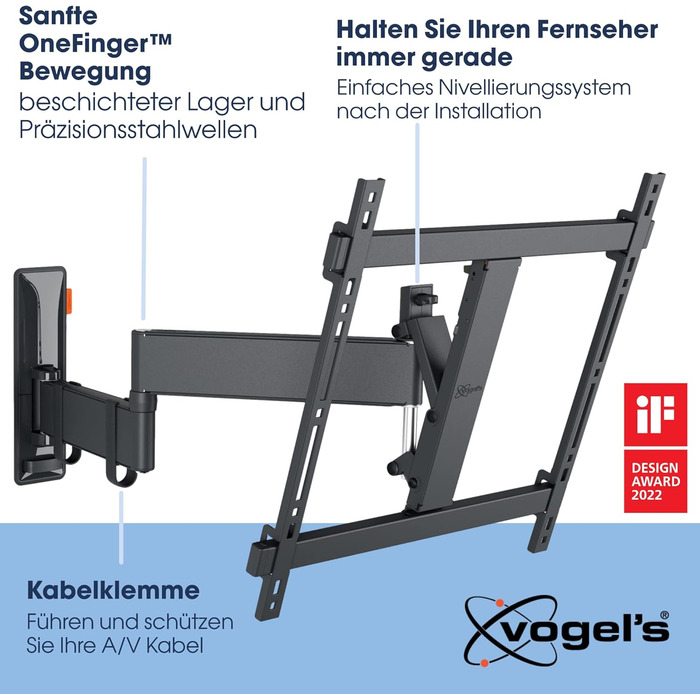 Настінне кріплення для телевізора Vogel's Comfort TVM 3445 Full-Motion 32-65
