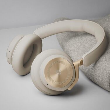 Bang & Olufsen Beoplay HX – Бездротові навушники Bluetooth з шумозаглушенням, до 40 годин роботи, 6 мікрофонів, золотий колір