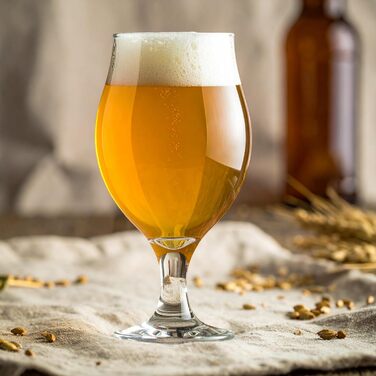 Набір келихів для пива KROSNO 1992, 6 шт., 500 мл - келихи для пива, стаута, коктейлів, сумісні з посудомийною машиною