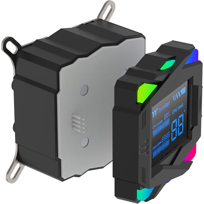 Система водяного охолодження Thermaltake LA360-S ARGB Black 360mm з підсвічуванням ARGB та дисплеєм