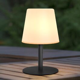 Акумуляторний LED настільний світильник Malux з димером, теплий/холодний білий (3000K/7500K), водонепроникний IP44 для дому та саду