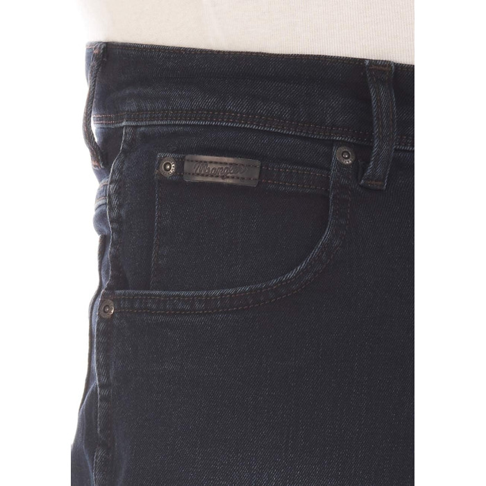 Джинси чоловічі Wrangler Texas Stretch Regular Fit Authentic Straight, бавовна, колір Smoke Blue (33W/36L)