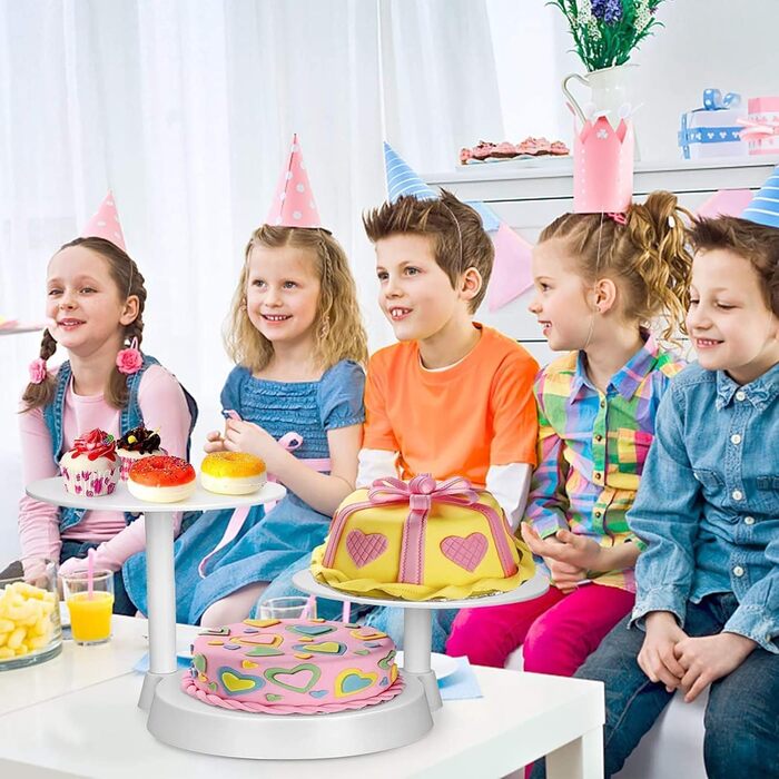 Обертова підставка для тортів Uten - поворотний стіл для випічки, декорування тортів, з пластику