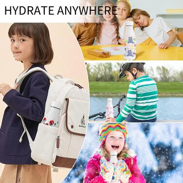 Термос Vikaster 500 мл: сталева термофляга, без BPA, витокозахисна, для спорту, подорожей, школи та активного відпочинку