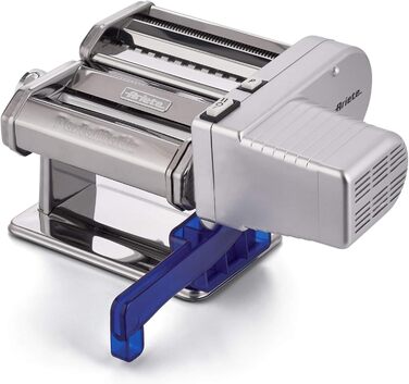 Електрична машинка для макаронів Ariete Pastamatic 1593, 90 Вт, 2 швидкості, 9 режимів тіста, 5 насадок, ручка та затискач