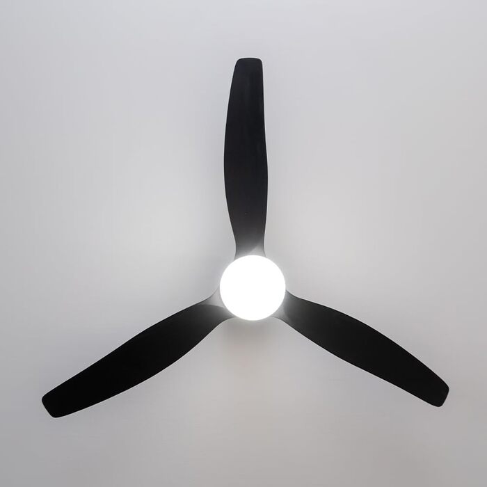 Вентилятор стельовий Cecotec EnergySilence Aero 5600 Classic Gold/DarkWood з підсвіткою та пультом ДК, 40 Вт, LED, 6 швидкостей, режим зима/літо