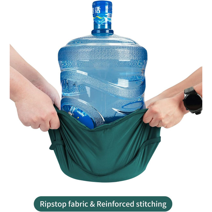 ECOHUB Набір органайзерів для валізи (5 шт.) - Компресійні куби для пакування, темно-зелений