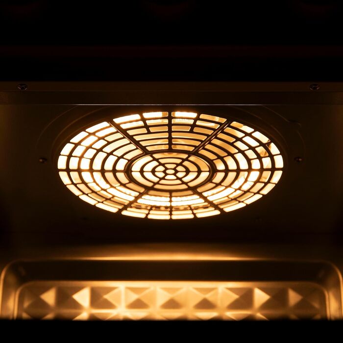 Фритюрниця з гарячим повітрям Girmi FG28 & Мультипіч, 1300W, 14 л, внутрішнє освітлення, 5 програм, рецепти