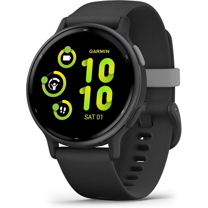Розумний годинник Garmin Vivoactive 5 - AMOLED GPS з фітнес-функціями та моніторингом здоров'я, музика, відновлений