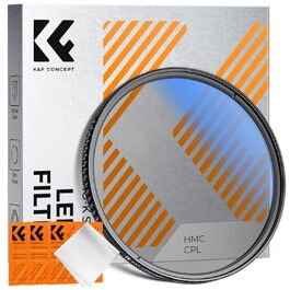 Поляризаційний фільтр K&F Concept K-Serie Pro 67мм Slim CPL для об'єктиву фотокамери (оптичне скло, алюміній)