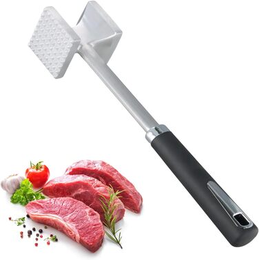 Ніж-толочок Fleischhammer 27см з подвійним боком для м'яса, товчених шніцелів, стейків, курки та свинини. Миється в посудомийній машині.