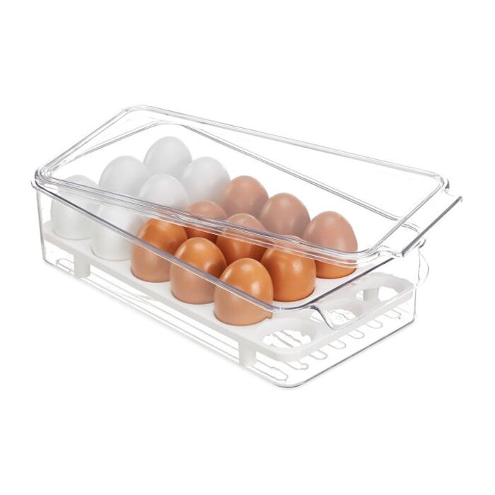 Relaxdays Refrigerator Egg Box for 18 Eggs