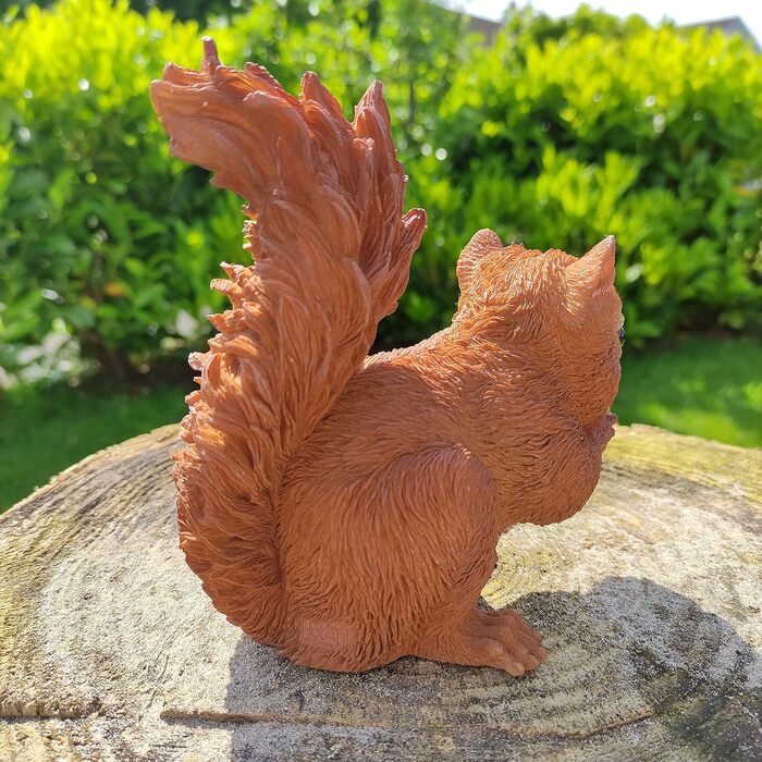 Vivid Arts Real Life Baby Squirrel Resin Indoor or Outdoor Decoration XRL-RS01-F