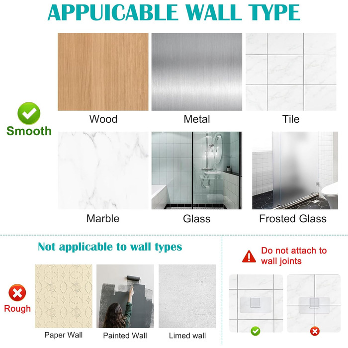 Електрична зубна щітка для дітей, тримач для зубних щіток на стіну без свердління для ванної кімнати, сімейний набір (прозорий, чорний)