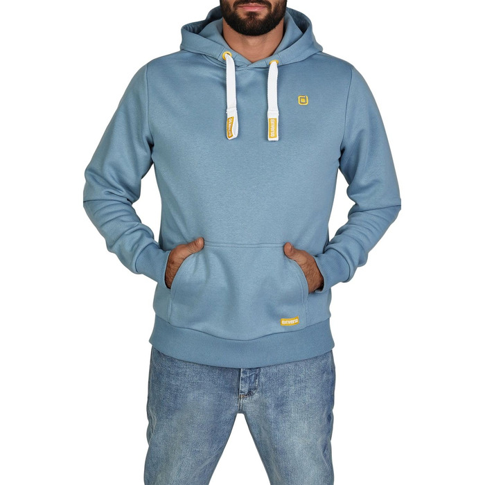 Чоловіче худі riverso RIVLinus Regular Fit з капюшоном, світло-блакитний (Morning Fog Blue), розмір M