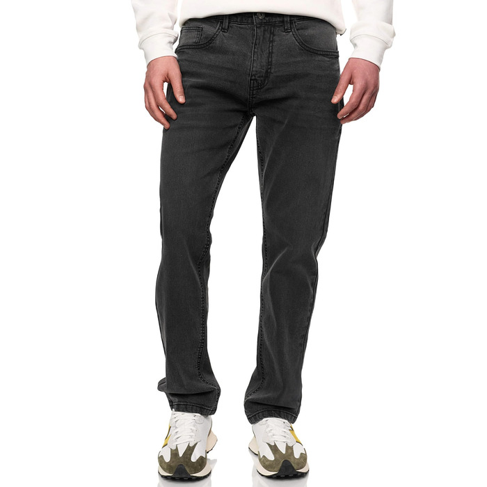 Чоловічі джинси Indicode INSantino з еластичного деніму (99% бавовна), темно-сірі, розмір 32W/32L