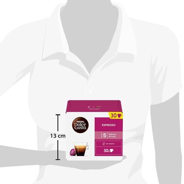 Кавові капсули NESCAFÉ Dolce Gusto Espresso, набір 3х30 шт (90 капсул)